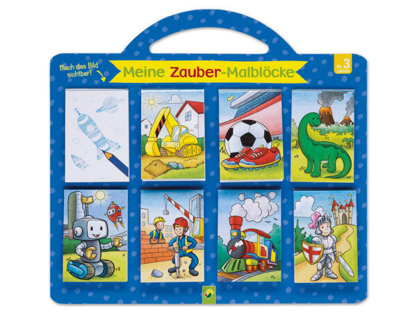 Zauber-Malblöcke, 8 Stück