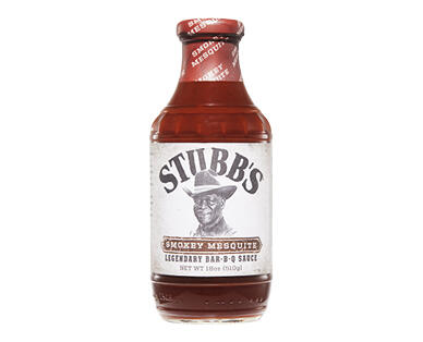Stubb's Texan BBQ Sauces 510g Spicy or Smokey Mesquite