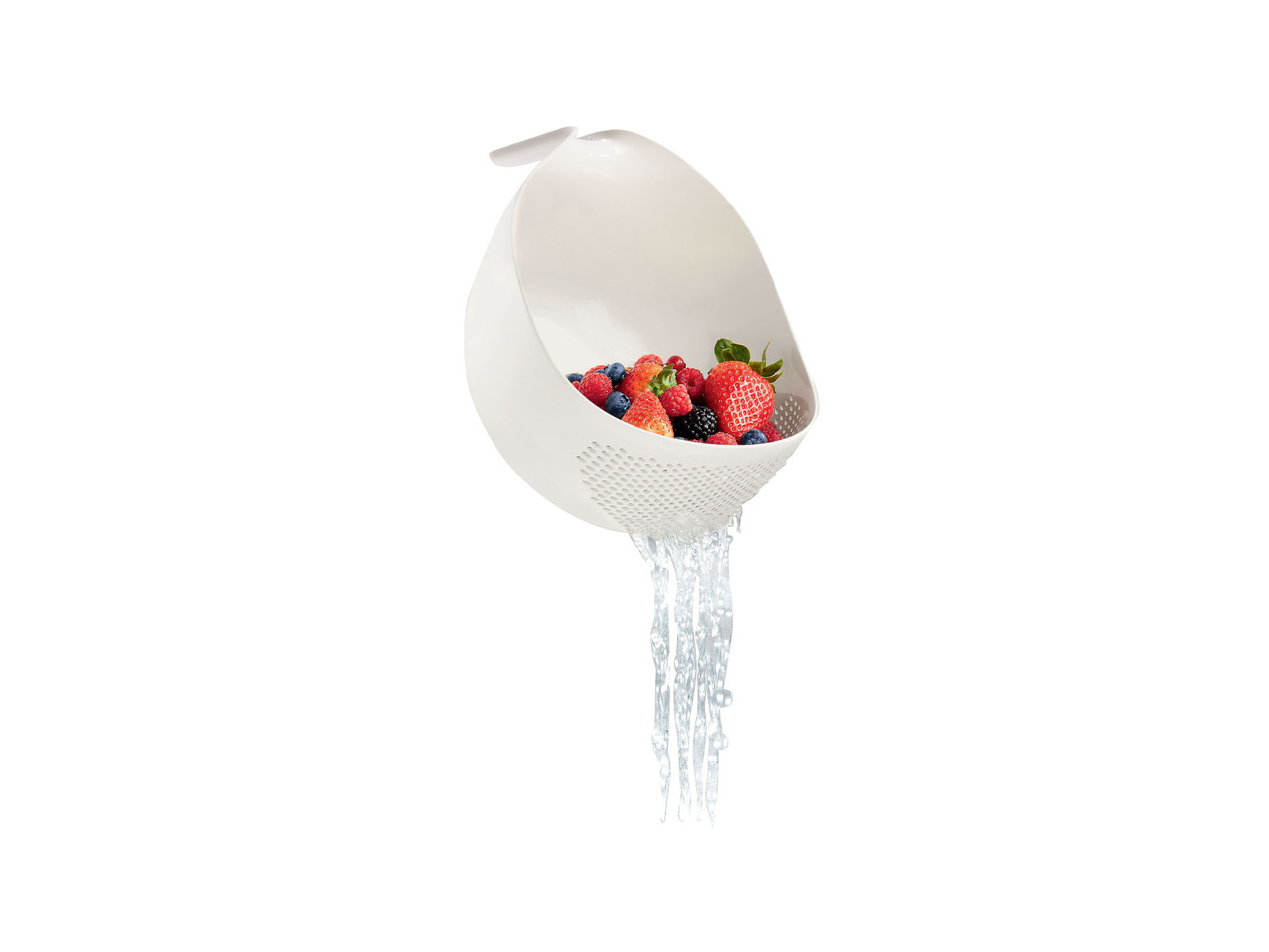 Multi-function bowl with integrated colander