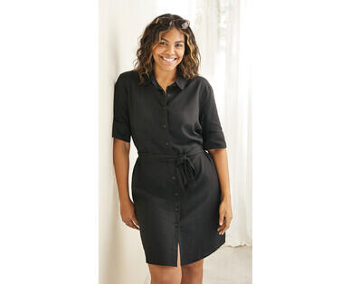 Linen Blend Dress