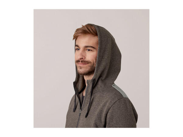 Crivit Men's Soft Touch Full Zip Hoodie