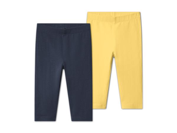 Kleinkinder Caprileggings, 2 Stück