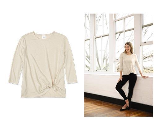 Serra 
 Ladies' Front Knot Top