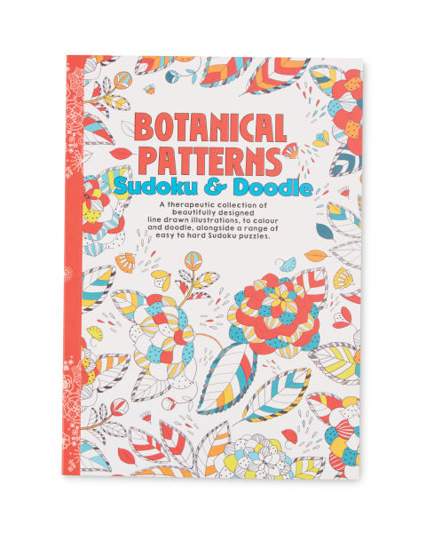Botanical Patturns Puzzle Book
