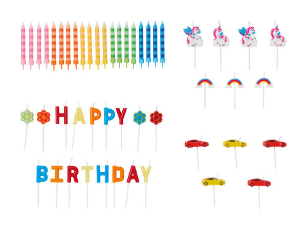 Bougies d'anniversaire