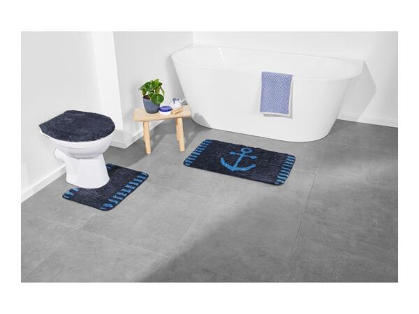 Livarno Home Bathroom Mat Set - 3 Piece Set