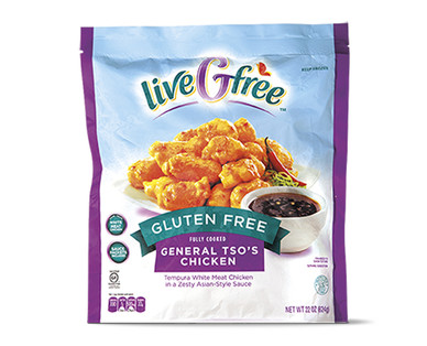 liveGfreeGeneral Tso's Gluten Free Crispy Chicken