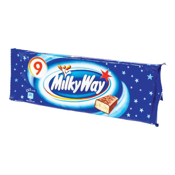 MILKY WAY(R) 				Chocoladerepen, 9 st.