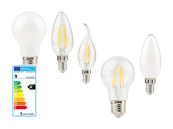LED-Filamentleuchtmittel (nur im Tessin)