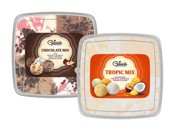 Gestrudeltes Eis