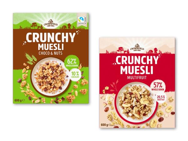 CROWNFIELD Sprød mysli med frugt