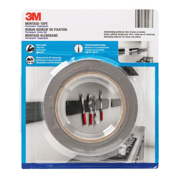 3M(R) 				Dubbelzijdige montagetape