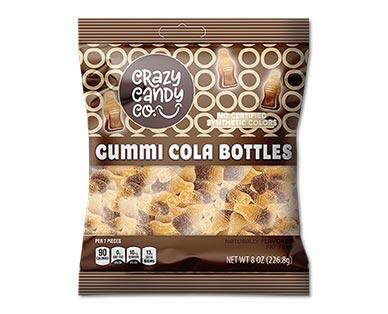 Crazy Candy Co. 
 Sugar Cola Bottles Or Strawberry Foam Gummies