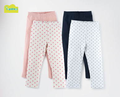 IMPIDIMPI Kleinkinder-Leggings, Doppelpkg.