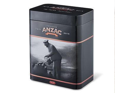 UNIBIC LIMITED EDITION LIFE AT GALLIPOLI ANZAC BISCUIT TIN 500G