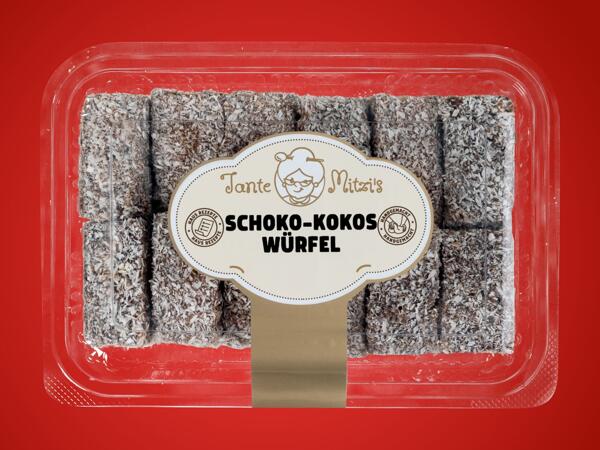 Schoko-Kokos Würfel