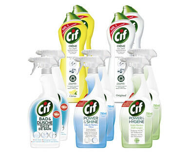 CIF 
 NETTOYANT MÉNAGER SPRAY/ CRÈME