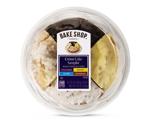 Bake Shop 
 Creme Cake Sampler