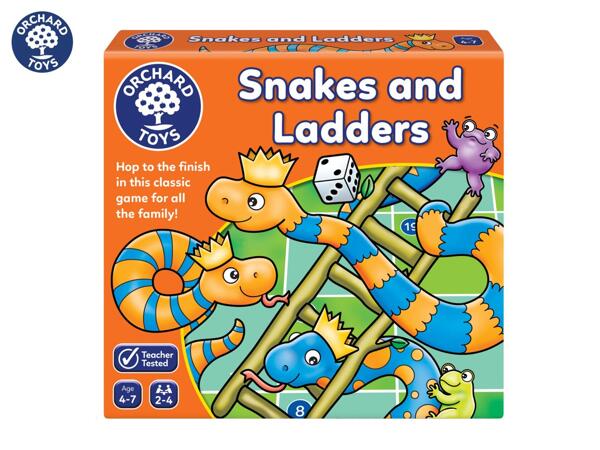 Orchard Toys Snakes and Ladders Mini Game