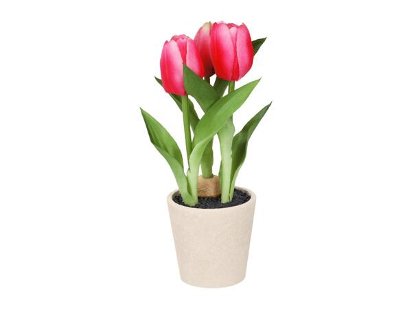 Livarno Home Pink Artificial Tulips