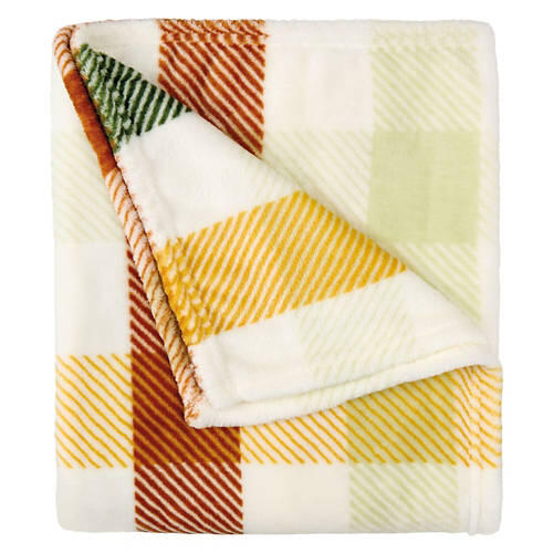 50" x 60" Super Soft & Cozy Throw Blanket - Plaid