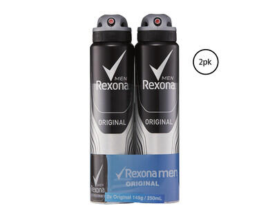 Rexona Antiperspirant Deodorant Aerosol 2 x 145g