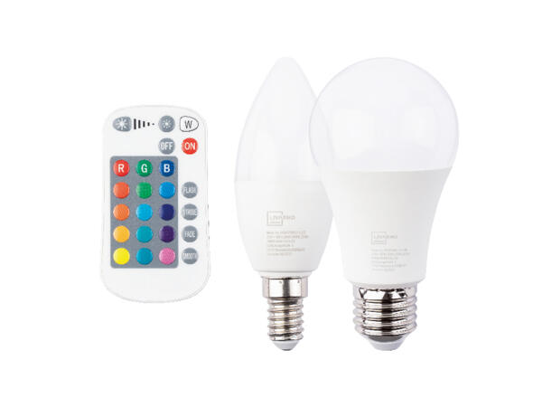 LED-lampa med färgväxeleffekt