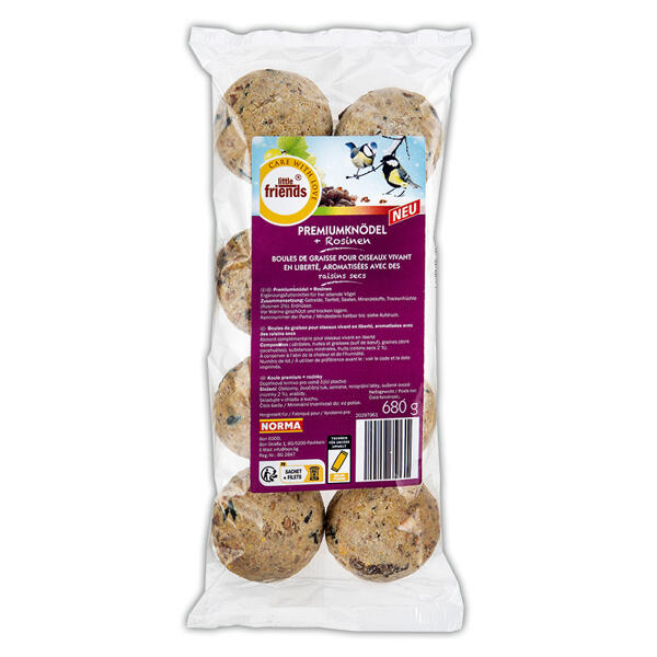 Fruchtknödel / Nussriegel / Futterzapfen