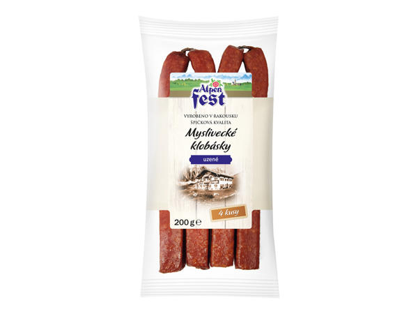 MYSLIVECKÉ KLOBÁSKY