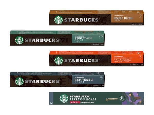 Capsules Starbucks pour Nespresso