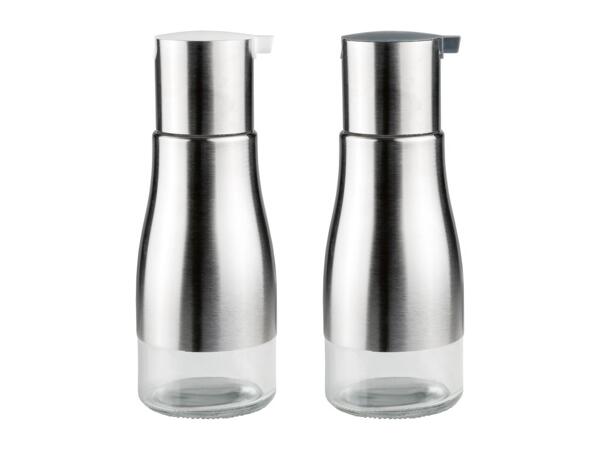Ernesto Vinegar & Oil Dispenser Set/​Salt & Pepper Mill Set - 2 Pack