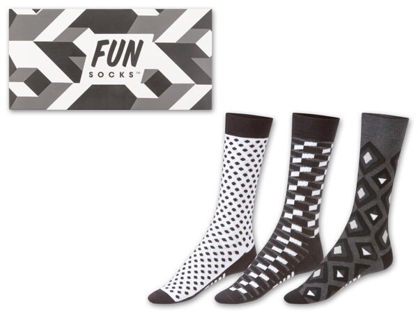 FUN Socks(R) Damen/Herren Socken, 3 Paar