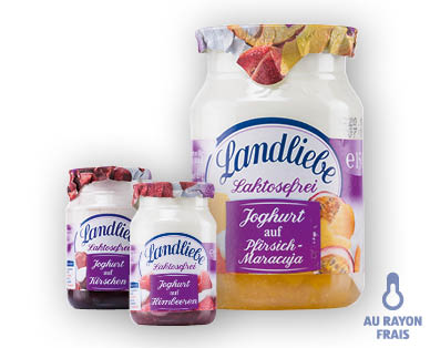 Yogourt sur lit de fruits sans lactose LANDLIEBE
