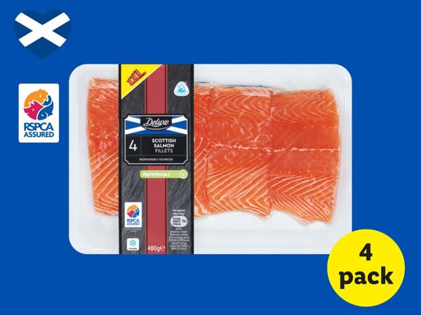 Deluxe 4 Scottish Salmon Fillets