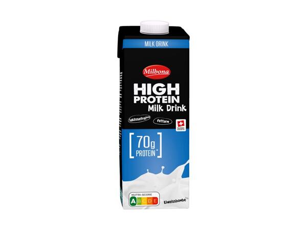 Boisson lactée riche en protéines
