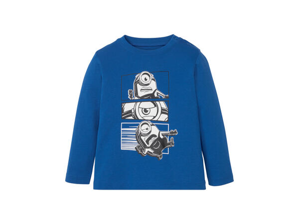 Boys' Long Sleeve Top "Bugs Bunny, Batman, Minions"