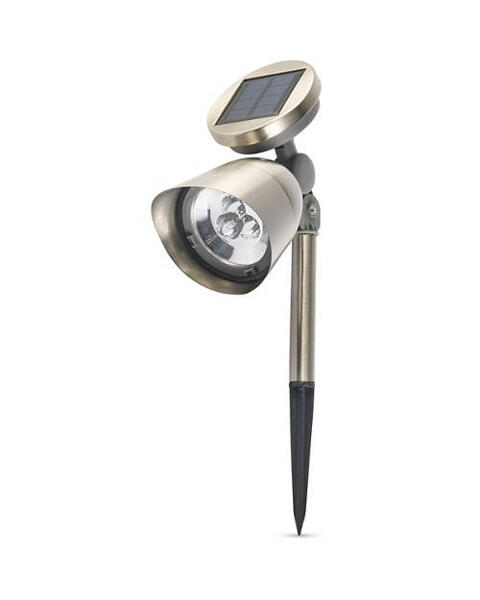 Solar Stainless Steel Spotlight