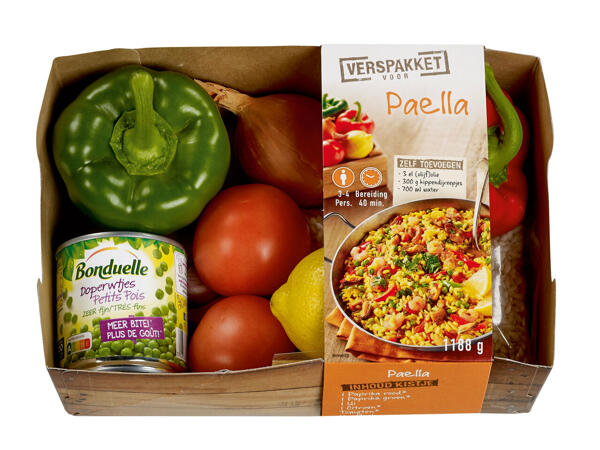 Légumes pour paella
