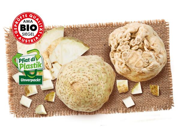 Bio Knollensellerie aus Österreich