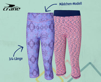 CRANE Kinder-Sport-Shorts/-Leggings