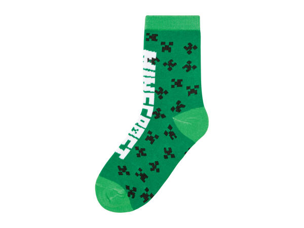 Kids' Minecraft Socks - 3 Pairs