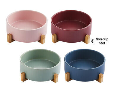 Designer Pet Bowl with Stand
