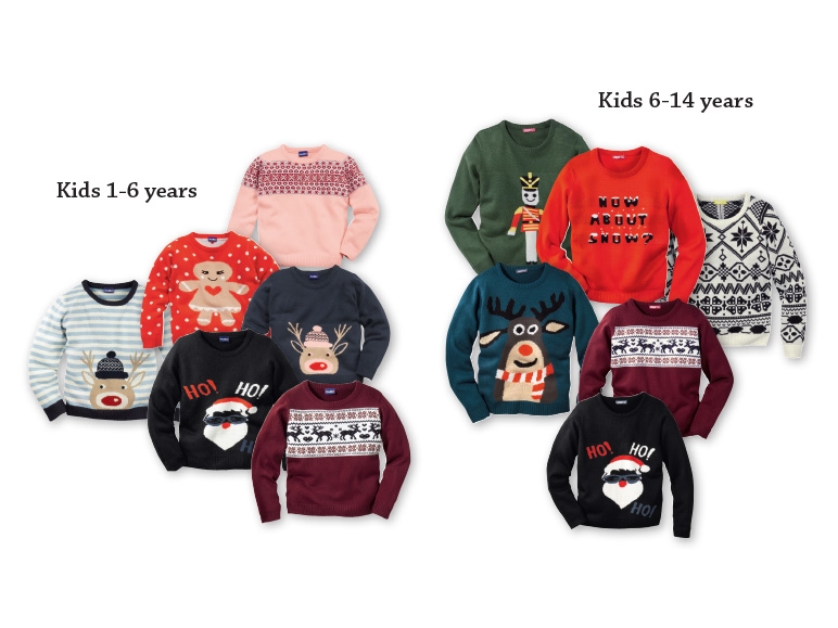 LUPILU/PEPPERTS/ESMARA/LIVERGY(R) Kids' or Adults' Christmas Jumpers