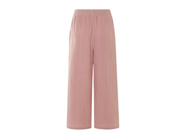 Esmara Ladies' Muslin Trousers - Pink