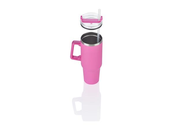 Livarno Home Stainless Steel Insulated Travel Mug - Pink