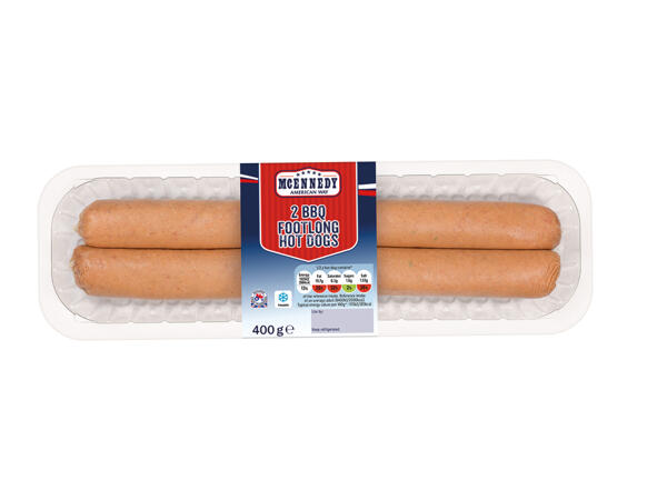 Mcennedy 2 BBQ Footlong Hot Dogs