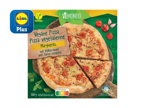Pizza margherita végétalienne
