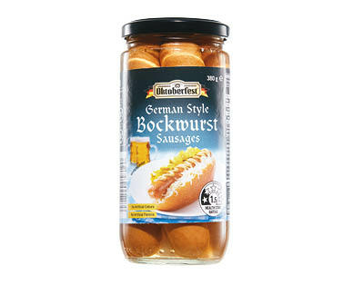 German Style Bockwurst Sausages 380g
