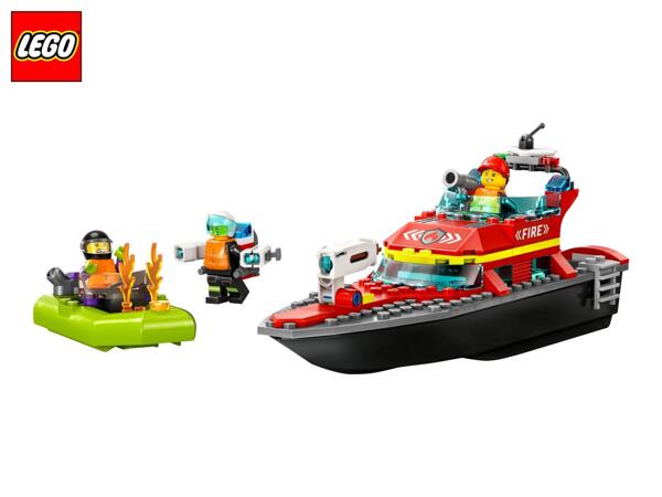 Fire Rescue Boat Play Set