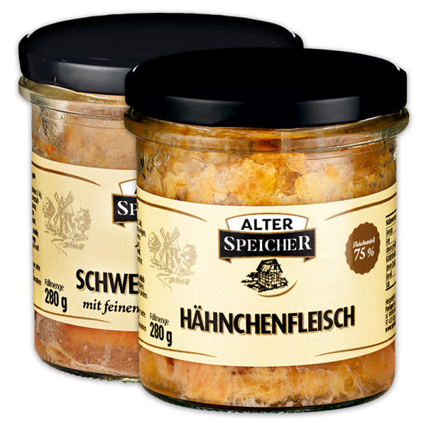 Fleischspezialitäten im Glas